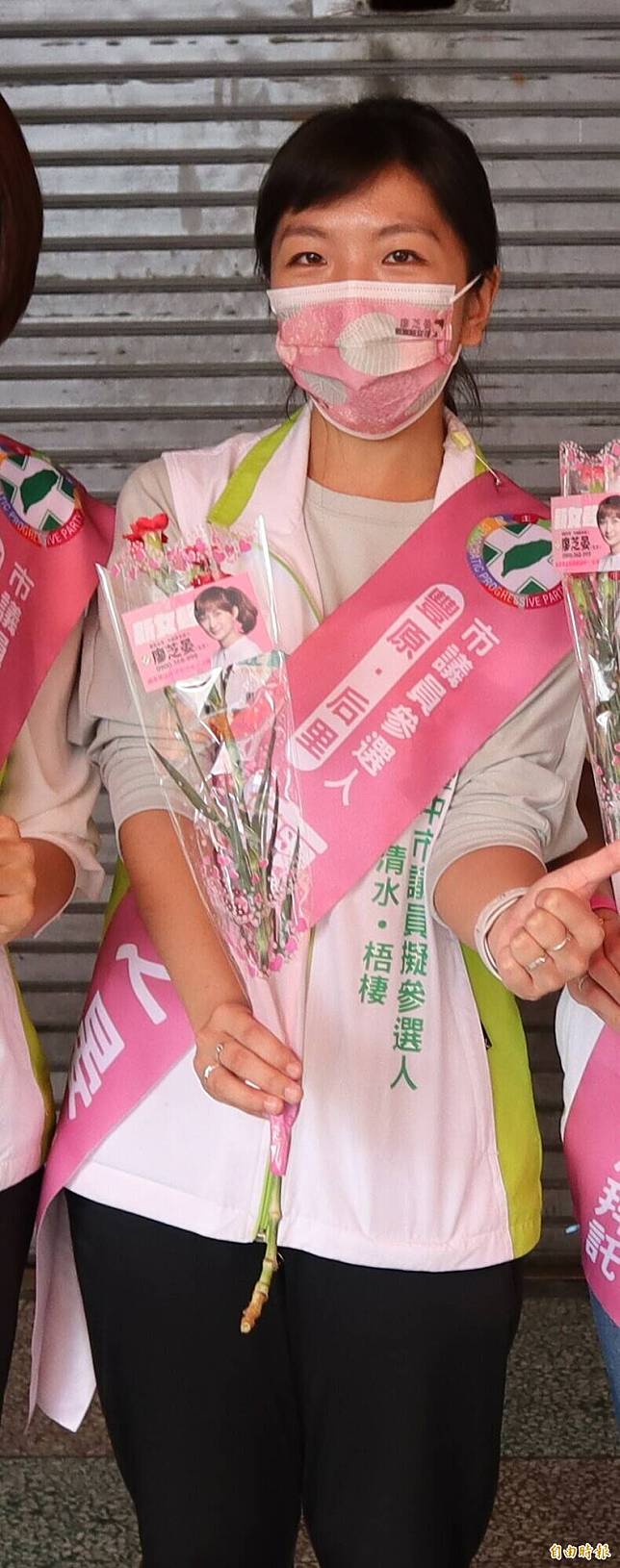 民進黨新人林佳儀傳出退選。(記者張軒哲攝)