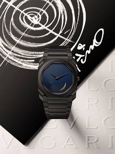 Octo Finissimo Tadao Ando 安藤忠雄限量版超薄腕錶 by Bulgari。