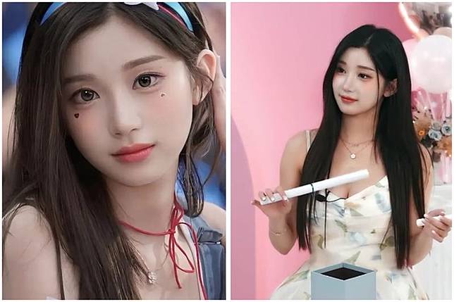 李珠珢在台灣直播平台「浪LIVE」的首場處女秀，創下狂捲400萬鑽（約新台幣50萬元）的驚人紀錄。（翻攝自李珠珢IG、浪live直播畫面）