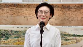 民進黨立委林岱樺受訪。陳祖傑攝