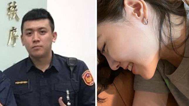 里長陳紫渝新歡被指是涂姓員警。（圖／翻攝永和警好讚臉書、陳紫渝IG）