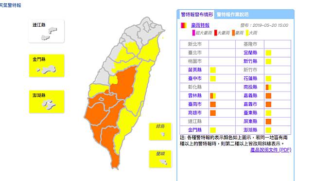 資料來源：中央氣象局