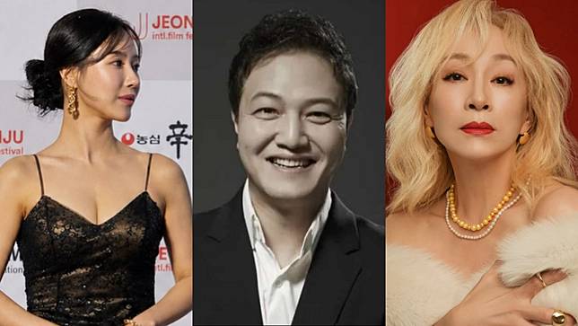 金允書（左起）、鄭雄仁、朴海美同為PA娛樂旗下藝人。（圖／翻攝自金允書IG、NAVER、朴海美IG）