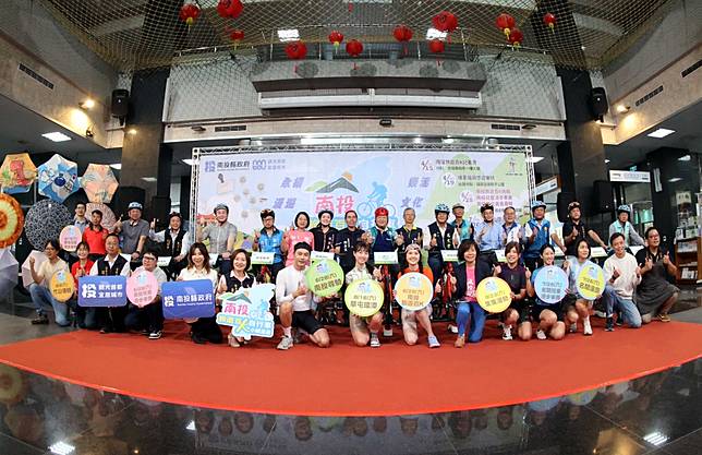 2025南投旅遊百K自行車小鎮漫遊系列活動啟動記者會。林嘉欣／攝影。