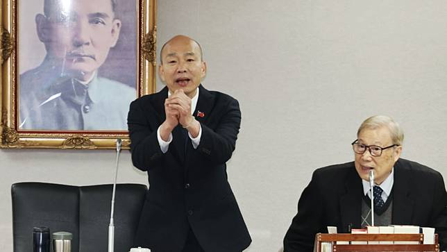 立法院長韓國瑜主持朝野協商。周永受攝