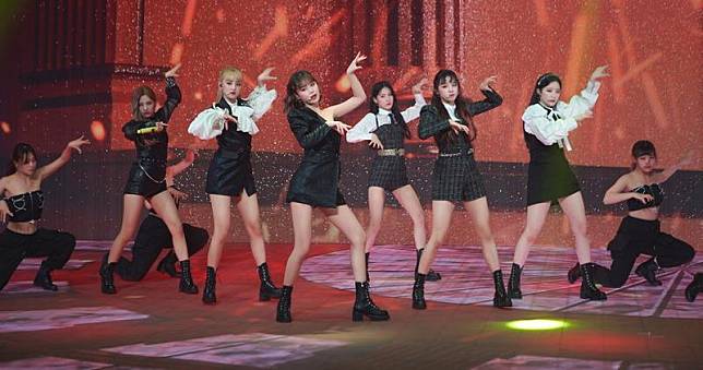 韓國女團(G)I-DLE今日在網上舉行演唱會。（大會提供）
