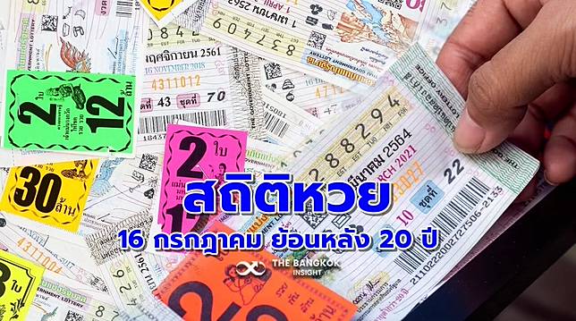 ตรวจหวยงวด 16 กรกฎาคม ย้อนหลัง 20 งวด เช็คเลขเด็ด เลขปัง ก่อนเสี่ยงโชคที่นี่เลย!