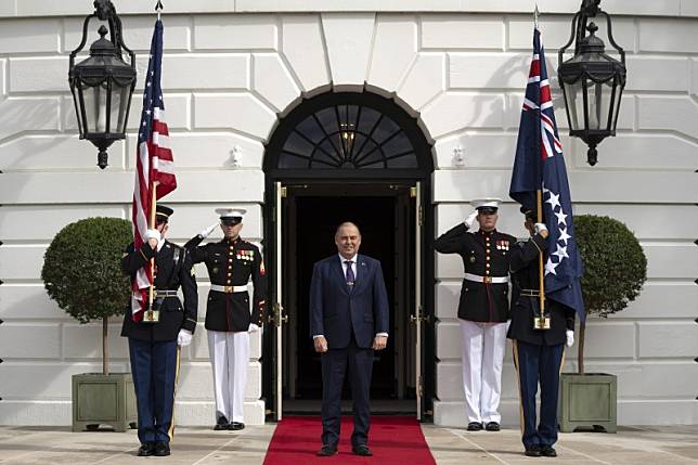 2023年9月25日，庫克群島總理布朗出席第2屆美國－太平洋島國峰會。（AP）