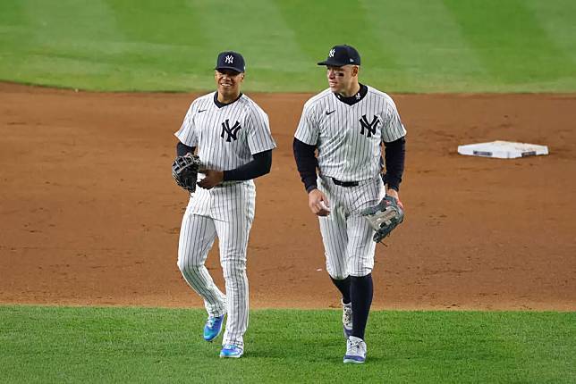 賈吉（Aaron Judge）身為球隊隊長，但並不打算當球隊的說客。法新社