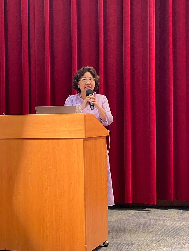 開南大學校長林玥秀致詞。圖：開南大學提供