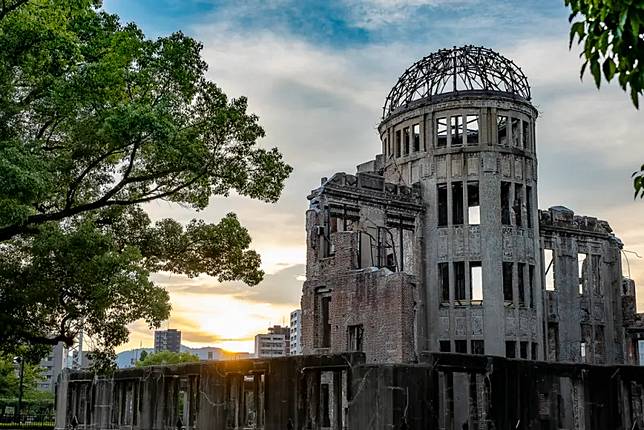 ▲廣島市有意邀請台灣出席今年8月6日和平紀念活動。圖為廣島原爆圓頂館。（圖／美聯社／達志影像）