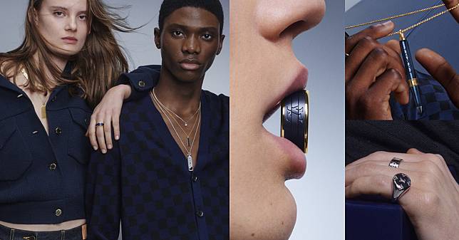 中性珠寶正夯！LV新推的「Les Gastons Vuitton」！簡約設計男女戴都時髦，「這款戒指」顏色及質地更是以經典牛仔包為靈感