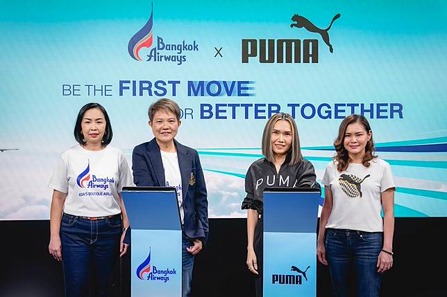 "บางกอกแอร์เวย์ส x พูม่า"ประกาศความร่วมมือผลิตรองเท้าผ้าใบคอลเลกชันพิเศษสำหรับพนักงานต้อนรับบนเครื่องบิน