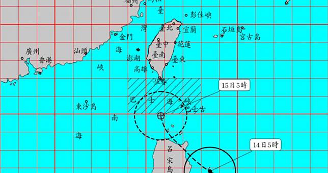 天兔颱風持續增強！氣象署今晨發布海上警報