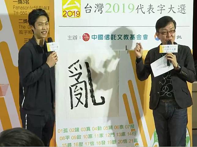 亂個沒完！2019年度代表字　「亂」再度獲選