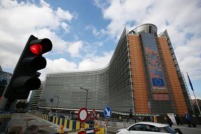 This photo taken on Oct. 4, 2024 shows the European Commission building in Brussels, Belgium. (Xinhua/Zhao Dingzhe)