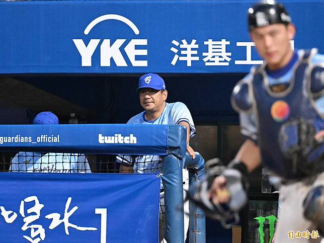 富邦悍將總教練陳金鋒。(記者陳逸寬攝)