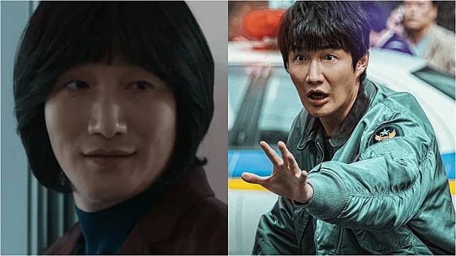 南韓男星許棟元因《黑暗榮耀》男老師「秋正鎬」（左）一角翻紅。