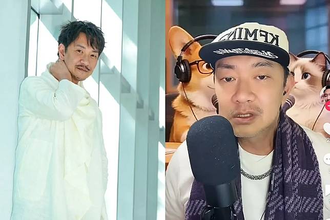 江俊翰去年8月開抖音與粉絲互動。左圖民視提供、右圖翻攝「翰寶幼稚園園長」抖音