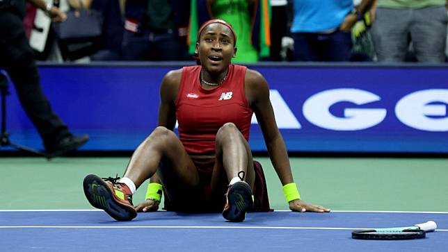 美國網球公開賽，地主女將高芙（Coco Gauff）奪冠。圖片取自路透社