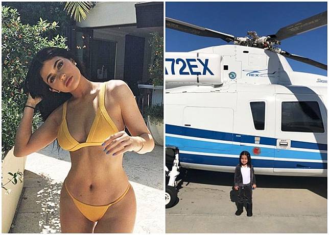 Kylie上年帶姪女乘今次出事的直升機，慶祝她的3歲生日。