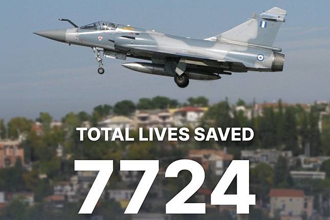 馬丁貝克宣布該公司產品拯救全球第7724架戰機飛官的生命。（取自馬丁貝克）