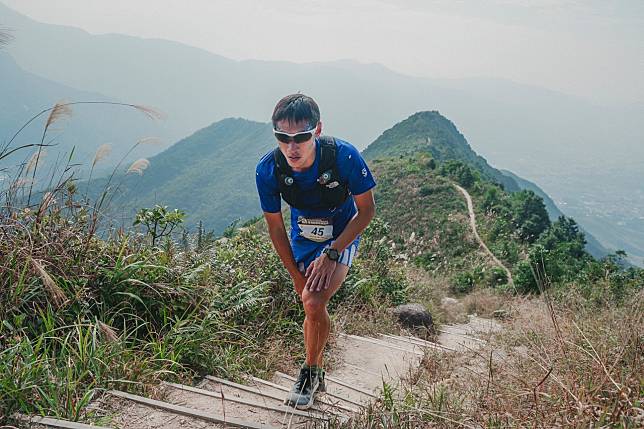 台灣運動員江晏慶參賽香港 TNF。官方提供