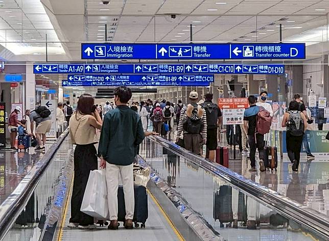 不少觀光業者期盼政府儘速開放中國大陸觀光客來台旅遊。桃園國際機場。翻攝桃園機場臉書