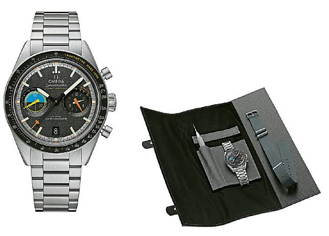 Omega Speedmaster Pilot腕表$74,700（品牌提供）