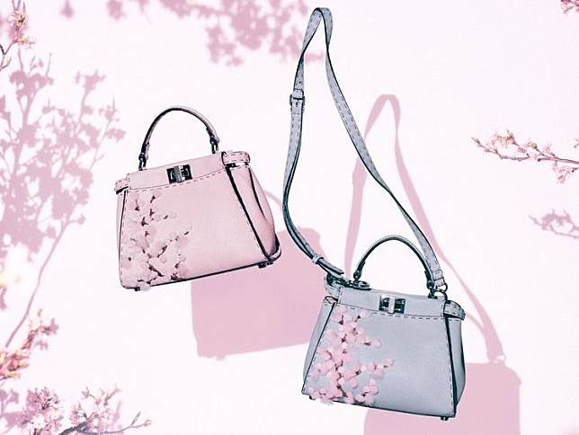 2020名牌櫻花手袋推介1. FENDI Pink leather Sakura capsule bag ¥558,800 約HK$40,299