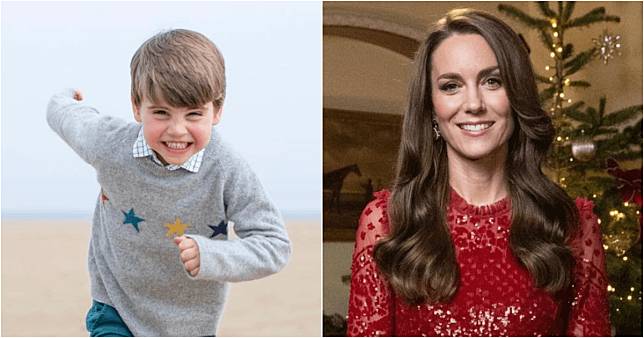 英國王室路易小王子迎來6歲生日，過去凱特王妃會釋出幫孩子們拍的照片慶祝。（翻攝自princeandprincessofwales IG）