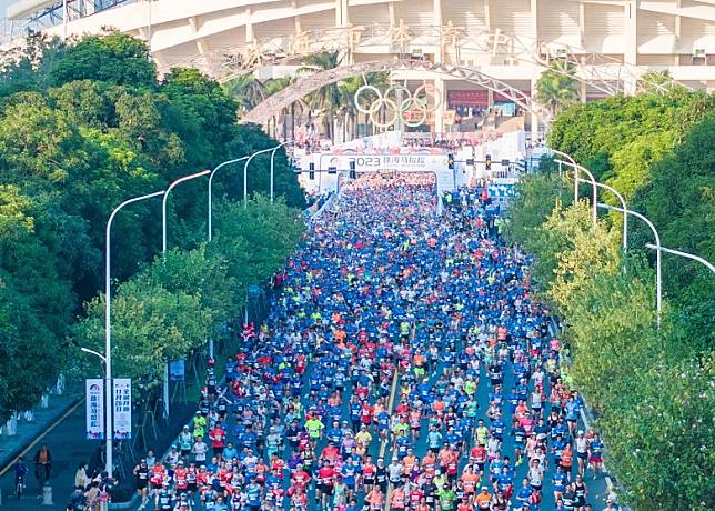 去年珠海馬拉松舉行期間，有大批選手參加比賽。