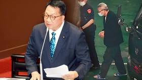 民進黨前立委陳歐珀(資料照)，因為涉貪被起訴，今(8/28)日移審台北地院，他滿頭白髮，與之前相差甚大。呂志明攝