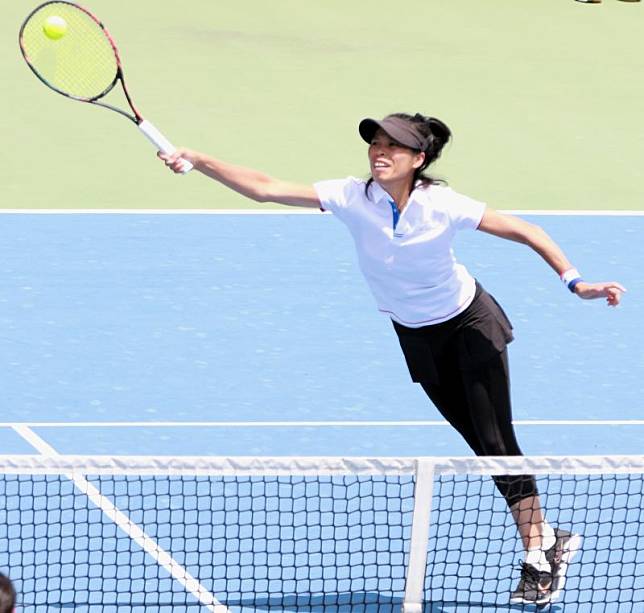 網球金恩盃中華隊明對香港關鍵戰，謝淑薇尚未決定是否出賽。四維體育推廣教育基金會提供