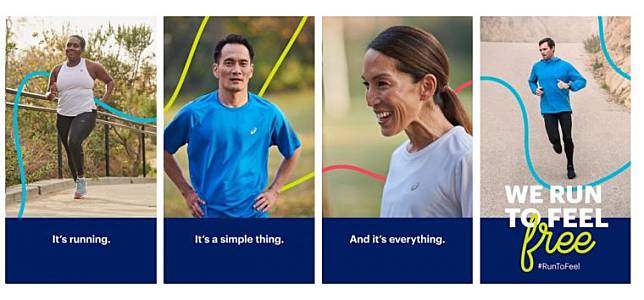 迎接全球跑步日，ASICS力邀跑者分享跑步帶來的自由感受。官方提供