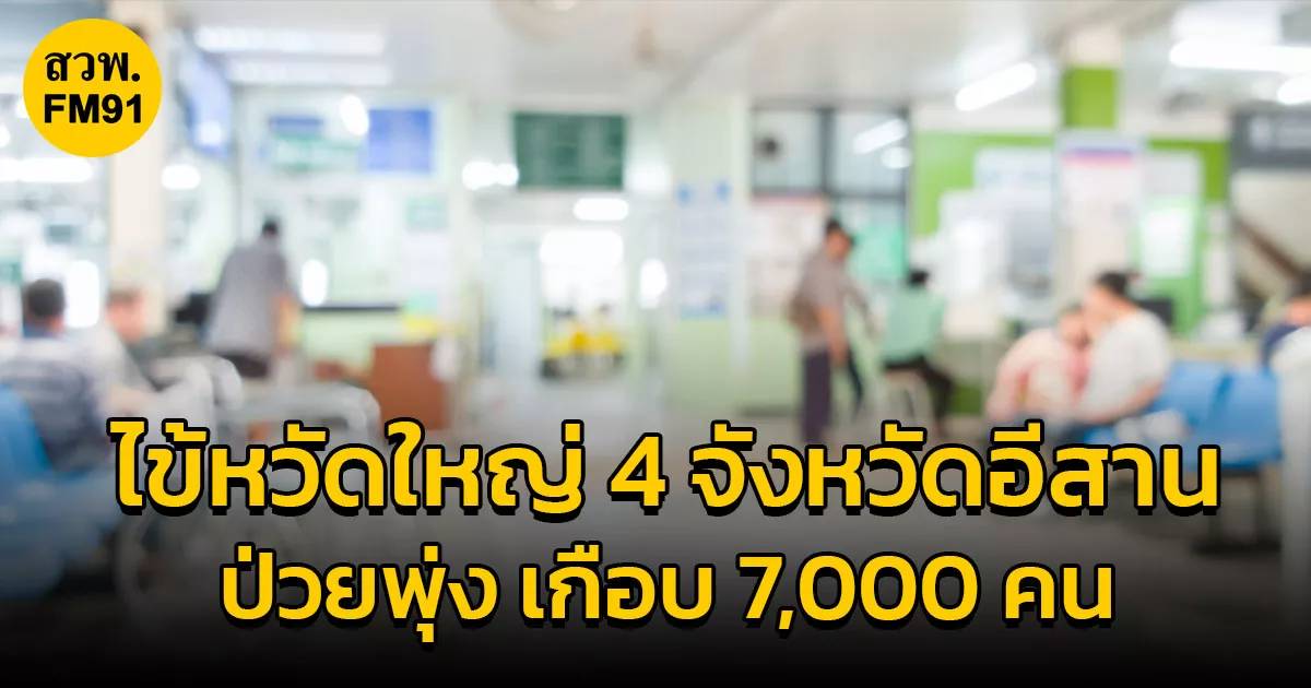 警告！インフルエンザ、4つの北東部、病気、7,000人近くの人々が蓄積しました。 3人で死亡した| por。 FM91