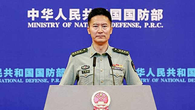 中國國防部發言人譚克非。翻攝中國國防部官網