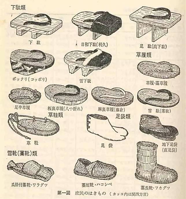 ▲足袋為日本傳統鞋類的一種。 