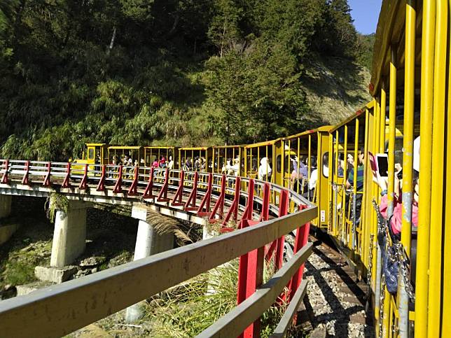 太平山蹦蹦車。（中華旅行社提供）