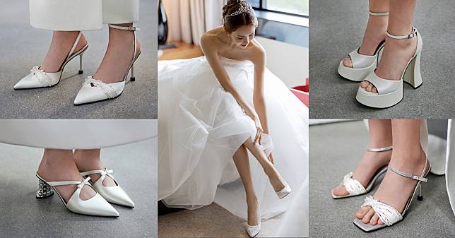 南韓女星李多海婚鞋也選Charles & Keith！顛覆非名牌不穿的成見，全新婚鞋系列：珍珠、緞面、金蔥、厚底…4大風格推薦