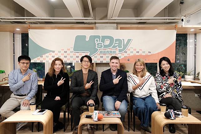 Y’s Day「週三青年日」1日舉行「新年開始開啟新對話：青年影響力如何打破同溫層？」線上座談。圖左至右：陳方隅 張若瑤 董思齊 斯坦 李菁琪 張竹芩。(圖:台灣智庫提供)