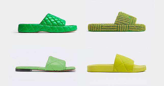 2022夏季限定7款BV拖鞋推薦！「青草綠」、「奇異果綠」、「鸚鵡綠」…穿出門斑馬線瞬間變成時尚伸展台！