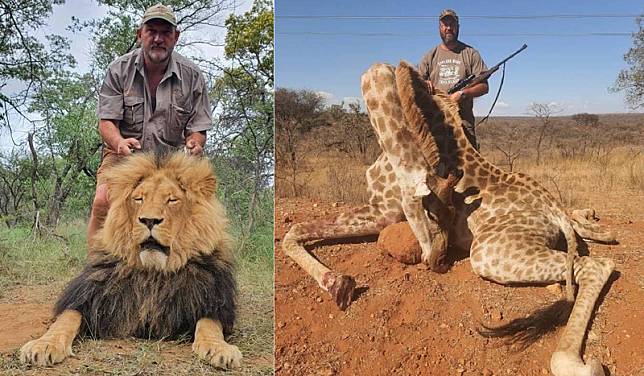 居住在非洲的瑙德(Riaan Naude)是名喜愛獵殺野生動物，並以此謀取暴利的冷血獵人。(圖翻攝自Riaan Naude臉書)