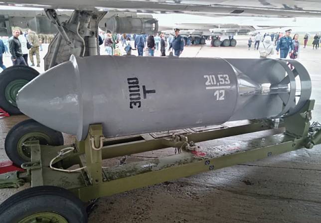 近期消息顯示，俄羅斯大圓徑彈藥的生產量正在提高，特別是 FAB-3000 航空炸彈的生產已經恢復。 圖 : 翻攝自騰訊網
