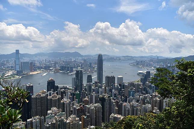 This photo taken on June 21, 2024 shows a city view of Hong Kong, south China. (Xinhua/Chen Duo)