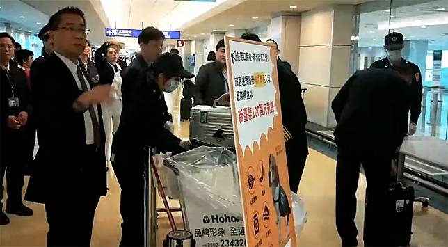 手提行李檢查 首日旅客拋棄123件肉製品