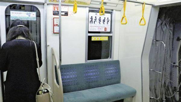 北海道札幌市營地下鐵的「專用席」座位。（圖片來源／截自Twitter@yamska923491663）
