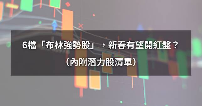 【01/22最新】精選6檔「開布林強勢股」，新春有望開紅盤？（內附潛力股清單）