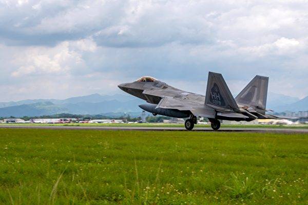 美國從不販售 F-22 戰機。 圖：翻攝自 U.S. Air Force X（前推特）帳號