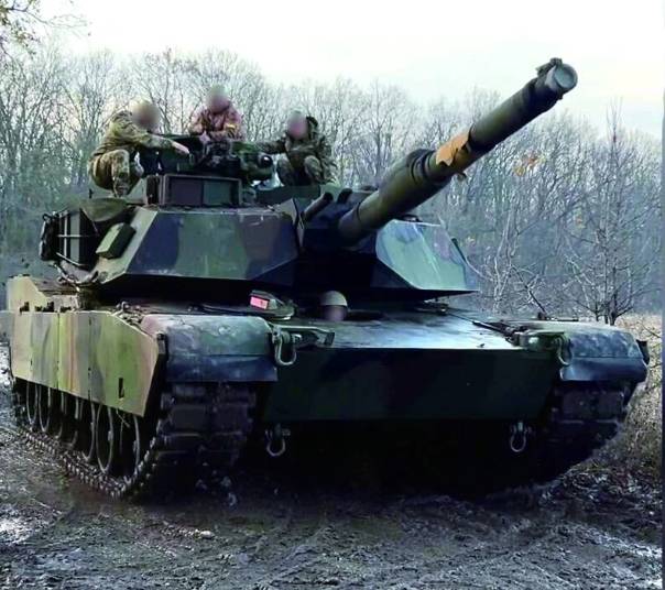 美國援助的M1A1主戰坦克已經部署到烏克蘭前線。 圖 : 翻攝自烏克蘭國防部